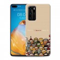 Дизайнерский силиконовый с усиленными углами чехол для Huawei P40 Among Us