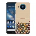 Дизайнерский силиконовый чехол для Nokia 8.3 Among Us