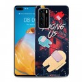 Дизайнерский пластиковый чехол для Huawei P40 Among Us