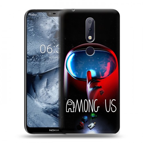 Дизайнерский пластиковый чехол для Nokia 6.1 Plus Among Us