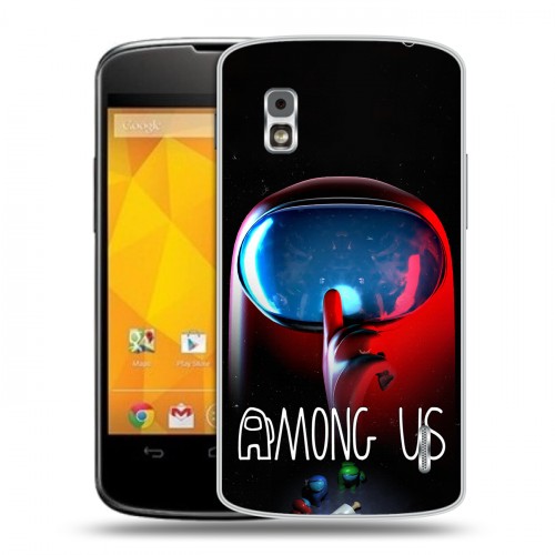 Дизайнерский пластиковый чехол для LG Google Nexus 4 Among Us