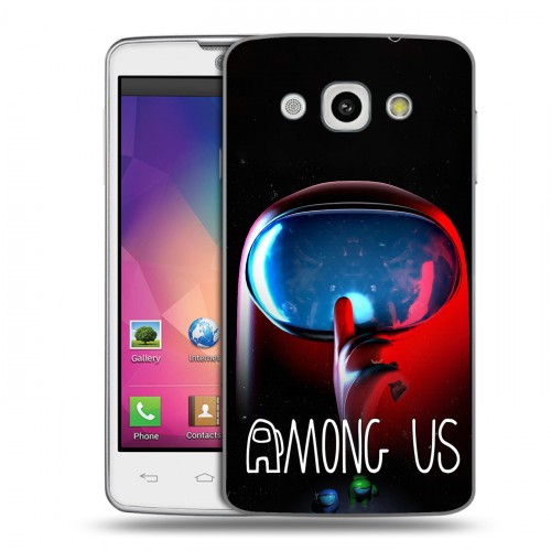 Дизайнерский пластиковый чехол для LG L60 Among Us