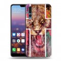 Дизайнерский силиконовый с усиленными углами чехол для Huawei P20 Pro Ярость и кресты