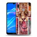 Дизайнерский пластиковый чехол для Huawei Y6 (2019) Ярость и кресты