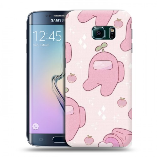 Дизайнерский пластиковый чехол для Samsung Galaxy S6 Edge Among Us