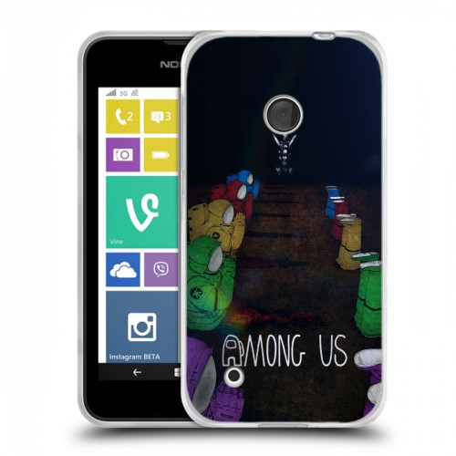 Дизайнерский пластиковый чехол для Nokia Lumia 530 Among Us