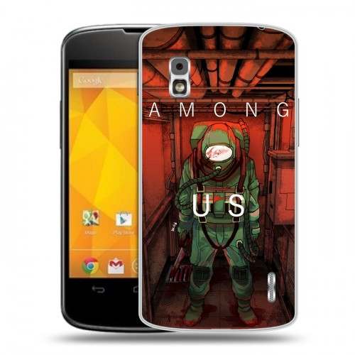 Дизайнерский пластиковый чехол для LG Google Nexus 4 Among Us