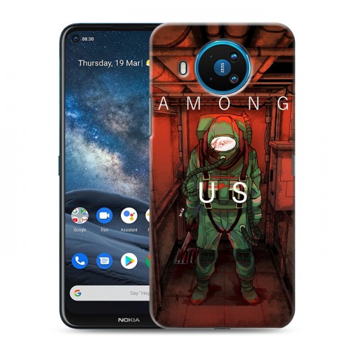 Дизайнерский силиконовый чехол для Nokia 8.3 Among Us