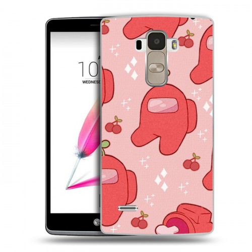 Дизайнерский пластиковый чехол для LG G4 Stylus Among Us