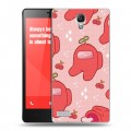 Дизайнерский пластиковый чехол для Xiaomi RedMi Note Among Us