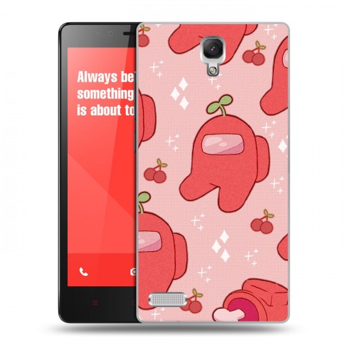 Дизайнерский силиконовый чехол для Xiaomi RedMi Note Among Us
