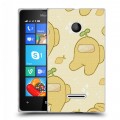 Дизайнерский пластиковый чехол для Microsoft Lumia 435 Among Us