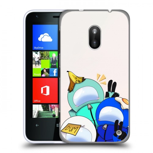 Дизайнерский пластиковый чехол для Nokia Lumia 620 Among Us