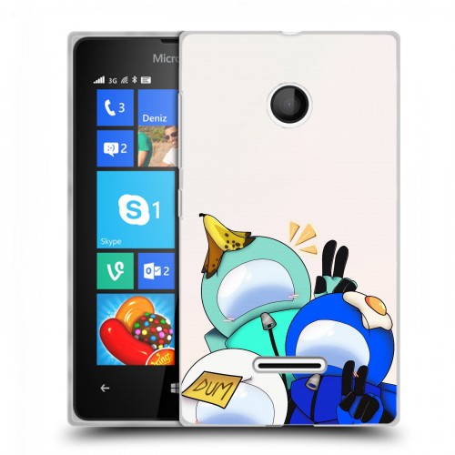 Дизайнерский пластиковый чехол для Microsoft Lumia 435 Among Us