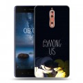 Дизайнерский пластиковый чехол для Nokia 8 Among Us