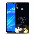 Дизайнерский пластиковый чехол для Huawei Y6 (2019) Among Us