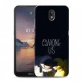 Дизайнерский силиконовый чехол для Nokia 1.3 Among Us