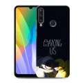 Дизайнерский пластиковый чехол для Huawei Y6p Among Us