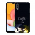 Дизайнерский силиконовый чехол для Samsung Galaxy M01 Among Us