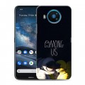 Дизайнерский силиконовый чехол для Nokia 8.3 Among Us