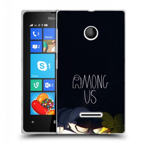 Дизайнерский пластиковый чехол для Microsoft Lumia 435 Among Us