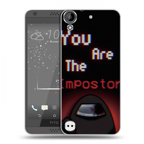 Дизайнерский пластиковый чехол для HTC Desire 530 Among Us
