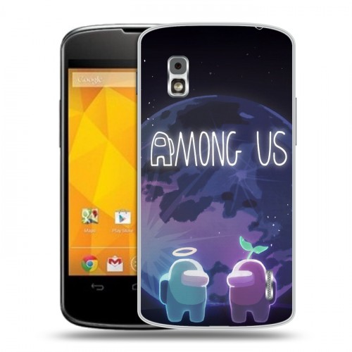 Дизайнерский пластиковый чехол для LG Google Nexus 4 Among Us