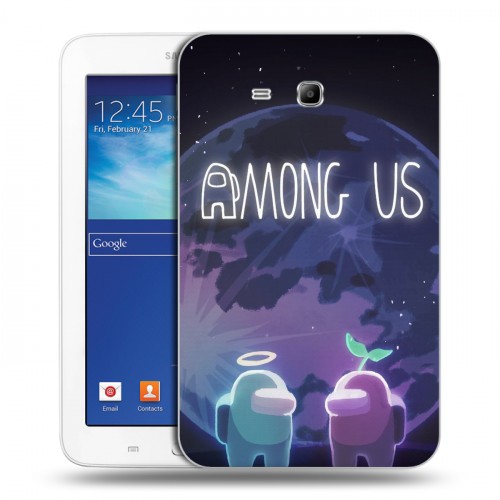 Дизайнерский силиконовый чехол для Samsung Galaxy Tab 3 Lite Among Us