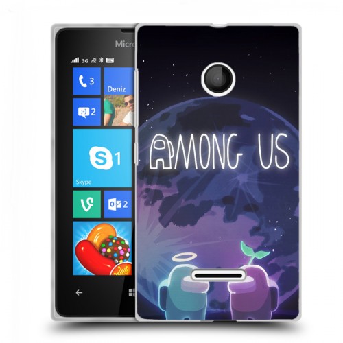 Дизайнерский пластиковый чехол для Microsoft Lumia 435 Among Us