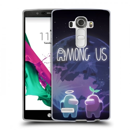 Дизайнерский силиконовый чехол для LG G4 Among Us