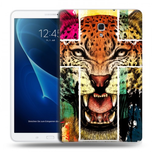 Дизайнерский силиконовый чехол для Samsung Galaxy Tab A 10.5 Ярость и кресты