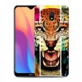 Дизайнерский силиконовый с усиленными углами чехол для Xiaomi RedMi 8A Ярость и кресты