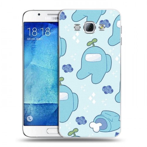 Дизайнерский пластиковый чехол для Samsung Galaxy A8 Among Us