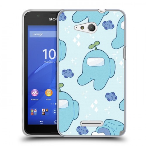 Дизайнерский пластиковый чехол для Sony Xperia E4g Among Us