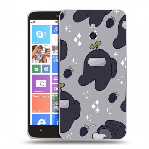 Дизайнерский пластиковый чехол для Nokia Lumia 1320 Among Us