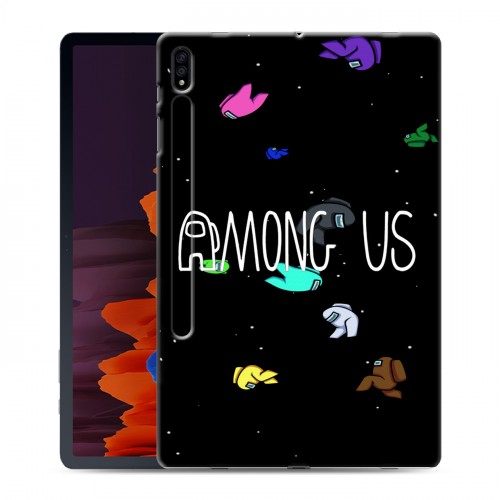 Дизайнерский силиконовый чехол для Samsung Galaxy Tab S7 Plus Among Us