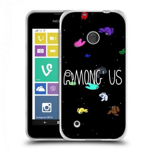 Дизайнерский пластиковый чехол для Nokia Lumia 530 Among Us