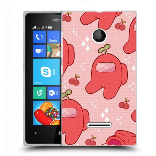 Дизайнерский пластиковый чехол для Microsoft Lumia 435 Among Us