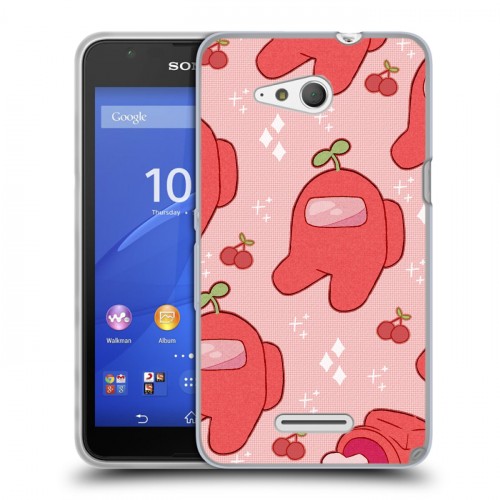 Дизайнерский пластиковый чехол для Sony Xperia E4g Among Us