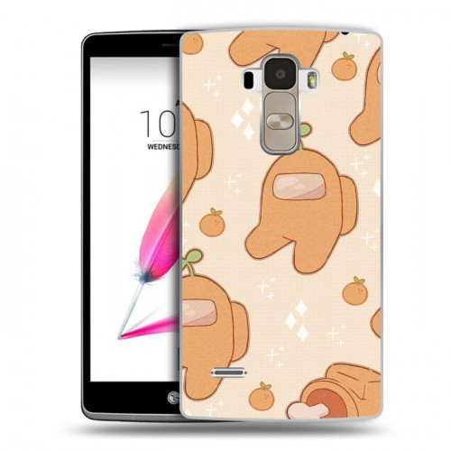 Дизайнерский пластиковый чехол для LG G4 Stylus Among Us