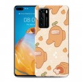 Дизайнерский силиконовый с усиленными углами чехол для Huawei P40 Among Us