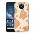 Дизайнерский силиконовый чехол для Nokia 8.3 Among Us