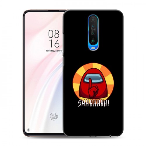 Дизайнерский пластиковый чехол для Xiaomi RedMi K30 Among Us