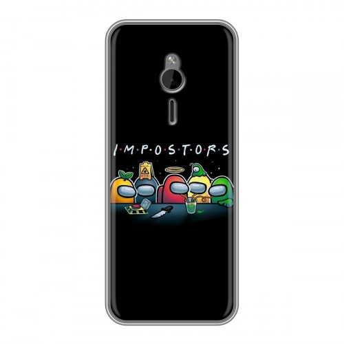 Дизайнерский силиконовый чехол для Nokia 230 Among Us