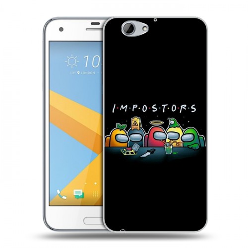 Дизайнерский пластиковый чехол для HTC One A9S Among Us