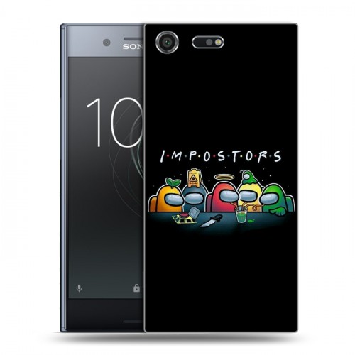Дизайнерский силиконовый чехол для Sony Xperia XZ Premium Among Us