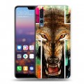 Дизайнерский силиконовый с усиленными углами чехол для Huawei P20 Pro Ярость и кресты