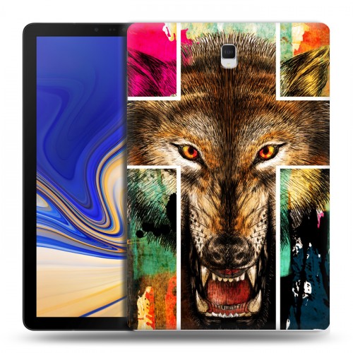 Дизайнерский силиконовый чехол для Samsung Galaxy Tab S4 Ярость и кресты