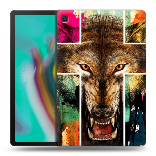 Дизайнерский силиконовый чехол для Samsung Galaxy Tab S5e Ярость и кресты