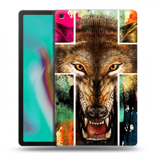 Дизайнерский силиконовый чехол для Samsung Galaxy Tab A 10.1 (2019) Ярость и кресты